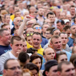 29.05.2016 Tysiące Kielczan dopingowało Vive w finałowym meczu z MVM Veszprem / Wojciech Habdas / Radio Kielce