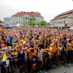 29.05.2016 Tysiące Kielczan dopingowało Vive w finałowym meczu z MVM Veszprem / Wojciech Habdas / Radio Kielce