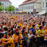 29.05.2016 Tysiące Kielczan dopingowało Vive w finałowym meczu z MVM Veszprem / Wojciech Habdas / Radio Kielce