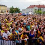 29.05.2016 Tysiące Kielczan dopingowało Vive w finałowym meczu z MVM Veszprem / Wojciech Habdas / Radio Kielce