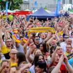 29.05.2016 Tysiące Kielczan dopingowało Vive w finałowym meczu z MVM Veszprem / Wojciech Habdas / Radio Kielce