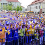 29.05.2016 Tysiące Kielczan dopingowało Vive w finałowym meczu z MVM Veszprem / Wojciech Habdas / Radio Kielce