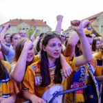 29.05.2016 Tysiące Kielczan dopingowało Vive w finałowym meczu z MVM Veszprem / Wojciech Habdas / Radio Kielce