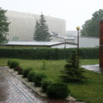 28.06.2017 Kielce. Opady deszczu przy ulicy Radiowej. / Marzena Mąkosa / Radio Kielce