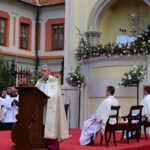 15.06.2017 Sandomierz. Obchody Bożego Ciała / ks. Tomasz Lis / diecezja sandomierska