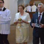 Sandomierz. Siedmiu alumnów Wyższego Seminarium Duchownego otrzymało święcenia diakonatu, biskup senior diecezji sandomierskiej Edward Frankowski, kościół świętego Jakuba / Wyższe Seminarium Duchowne w Sandomierzu