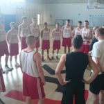 Trening reprezentacji koszykarzy U16 (29.06.2017) / Maciej Makuła / Radio Kielce