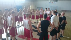 Trening reprezentacji koszykarzy U16 (29.06.2017) / Maciej Makuła / Radio Kielce