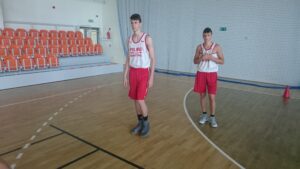 Trening reprezentacji koszykarzy U16 (29.06.2017) / Maciej Makuła / Radio Kielce