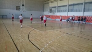 Trening reprezentacji koszykarzy U16 (29.06.2017) / Maciej Makuła / Radio Kielce