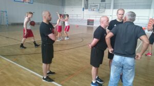 Trening reprezentacji koszykarzy U16 (29.06.2017) / Maciej Makuła / Radio Kielce