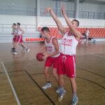 Trening reprezentacji koszykarzy U16 (29.06.2017) / Maciej Makuła / Radio Kielce