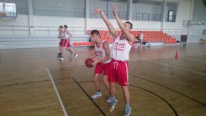 Trening reprezentacji koszykarzy U16 (29.06.2017) / Maciej Makuła / Radio Kielce