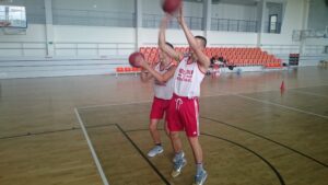 Trening reprezentacji koszykarzy U16 (29.06.2017) / Maciej Makuła / Radio Kielce