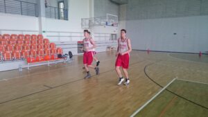 Trening reprezentacji koszykarzy U16 (29.06.2017) / Maciej Makuła / Radio Kielce