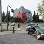 Wypadek, kolizja, straż pożarna, policja, Szczecińska, Zagórska / Robert Felczak / Radio Kielce