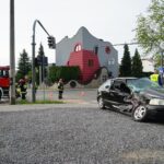 Wypadek, kolizja, straż pożarna, policja, Szczecińska, Zagórska / Robert Felczak / Radio Kielce