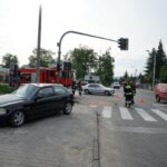 Wypadek, kolizja, straż pożarna, policja, Szczecińska, Zagórska / Robert Felczak / Radio Kielce