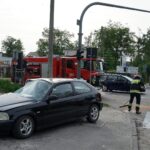 Wypadek, kolizja, straż pożarna, policja, Szczecińska, Zagórska / Robert Felczak / Radio Kielce