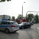 Wypadek, kolizja, straż pożarna, policja, Szczecińska, Zagórska / Robert Felczak / Radio Kielce