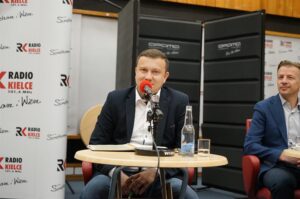 18.06.2017 Studio Polityczne Radia Kielce, Karol Kliś, Polskie Stronnictwo Ludowe / Karol Żak / Radio Kielce