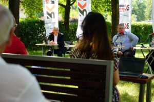 25.06.2017 Studio Polityczne w ogrodach Radia Kielce / Karol Żak / Radio Kielce