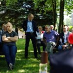 25.06.2017 Studio Polityczne w ogrodach Radia Kielce / Karol Żak / Radio Kielce