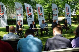 25.06.2017 Studio Polityczne w ogrodach Radia Kielce / Karol Żak / Radio Kielce