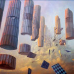 Kielce. Wystawa toruńskiego artysty Krzysztofa Wiśniewskiego w Wieży Sztuki / Katarzyna Prędotka / Radio Kielce