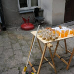 „Ślady na Podwórzu”. Akcja upiększania podwórka przy ulicy Wesołej 36 w Kielcach / Katarzyna Prędotka / Radio Kielce