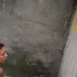 „Ślady na Podwórzu”. Akcja upiększania podwórka przy ulicy Wesołej 36 w Kielcach / Katarzyna Prędotka / Radio Kielce