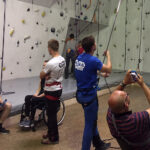 Kielce. Osoby niepełnosprawne w Centrum Wspinaczkowym / Iwona Murawska / Radio Kielce