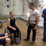 Kielce. Osoby niepełnosprawne w Centrum Wspinaczkowym / Iwona Murawska / Radio Kielce