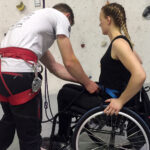 Kielce. Osoby niepełnosprawne w Centrum Wspinaczkowym / Iwona Murawska / Radio Kielce