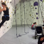 Kielce. Osoby niepełnosprawne w Centrum Wspinaczkowym / Iwona Murawska / Radio Kielce
