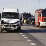 Wypadek. Krakowska. / Jarosław Kubalski / Radio Kielce