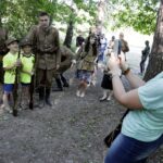 Miedziana Góra. Widowisko historyczne upamiętniające wydarzenia z 5 czerwca 1944 roku / Jarosław Kubalski / Radio Kielce