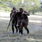 Miedziana Góra. Widowisko historyczne upamiętniające wydarzenia z 5 czerwca 1944 roku / Jarosław Kubalski / Radio Kielce