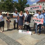 Konferencja Kukiz'15. Rynek kielecki. 26.06.2017 / Bartłomiej Zapała / Radio Kielce