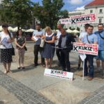 Konferencja Kukiz'15. Rynek kielecki. 26.06.2017 / Bartłomiej Zapała / Radio Kielce