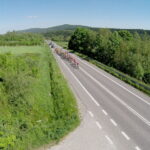 01.06.2017.  XII Międzynarodowy Wyścig Kolarski Szlakiem Walk Majora Hubala, ze Skarżyska – Kamiennej na Święty Krzyż. / Jarosław Kubalski / Radio Kielce