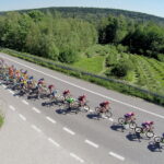 01.06.2017.  XII Międzynarodowy Wyścig Kolarski Szlakiem Walk Majora Hubala, ze Skarżyska – Kamiennej na Święty Krzyż. / Jarosław Kubalski / Radio Kielce