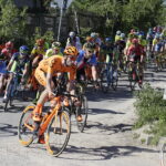 01.06.2017.  XII Międzynarodowy Wyścig Kolarski Szlakiem Walk Majora Hubala, ze Skarżyska – Kamiennej na Święty Krzyż. / Jarosław Kubalski / Radio Kielce