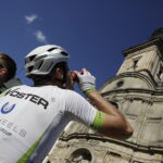 01.06.2017.  XII Międzynarodowy Wyścig Kolarski Szlakiem Walk Majora Hubala, ze Skarżyska – Kamiennej na Święty Krzyż. / Jarosław Kubalski / Radio Kielce