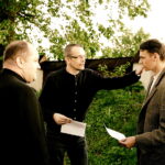 02.06.2017 Maciejówka. Zdjęcia do filmu o Zbigniewie Kruszelnickim ps. ”Wilk”. / Jarosław Kubalski / Radio Kielce