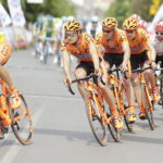 04.06.2017 Końskie. Wyścig kolarski Szlakiem Walk Majora "Hubala". / Jarosław Kubalski / Radio Kielce