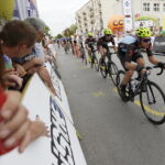 04.06.2017 Końskie. Wyścig kolarski Szlakiem Walk Majora "Hubala". / Jarosław Kubalski / Radio Kielce