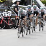 04.06.2017 Końskie. Wyścig kolarski Szlakiem Walk Majora "Hubala". / Jarosław Kubalski / Radio Kielce