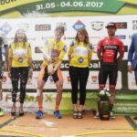 04.06.2017 Końskie. Wyścig kolarski Szlakiem Walk Majora "Hubala". W klasyfikacji generalnej wyścigu zwyciężył Maciej Paterski. / Jarosław Kubalski / Radio Kielce