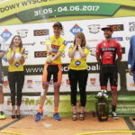 04.06.2017 Końskie. Wyścig kolarski Szlakiem Walk Majora "Hubala". W klasyfikacji generalnej wyścigu zwyciężył Maciej Paterski. / Jarosław Kubalski / Radio Kielce